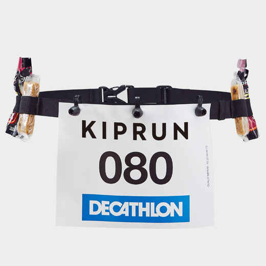 RACE NUMBER BELT FOR RUNNING COMPETITIONS FROM SHORT DISTANCE TO MARATHON