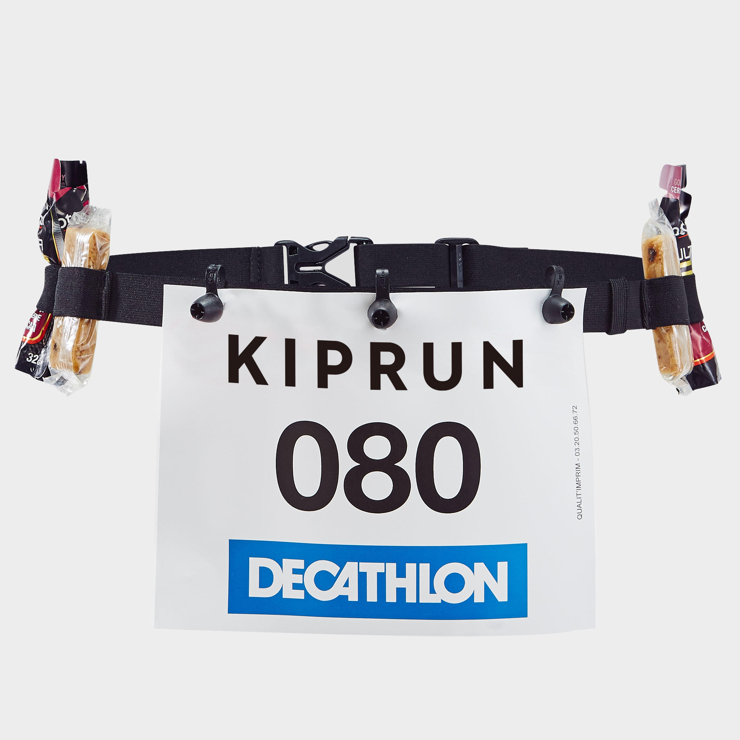 Pas do biegania na numer startowy Kiprun