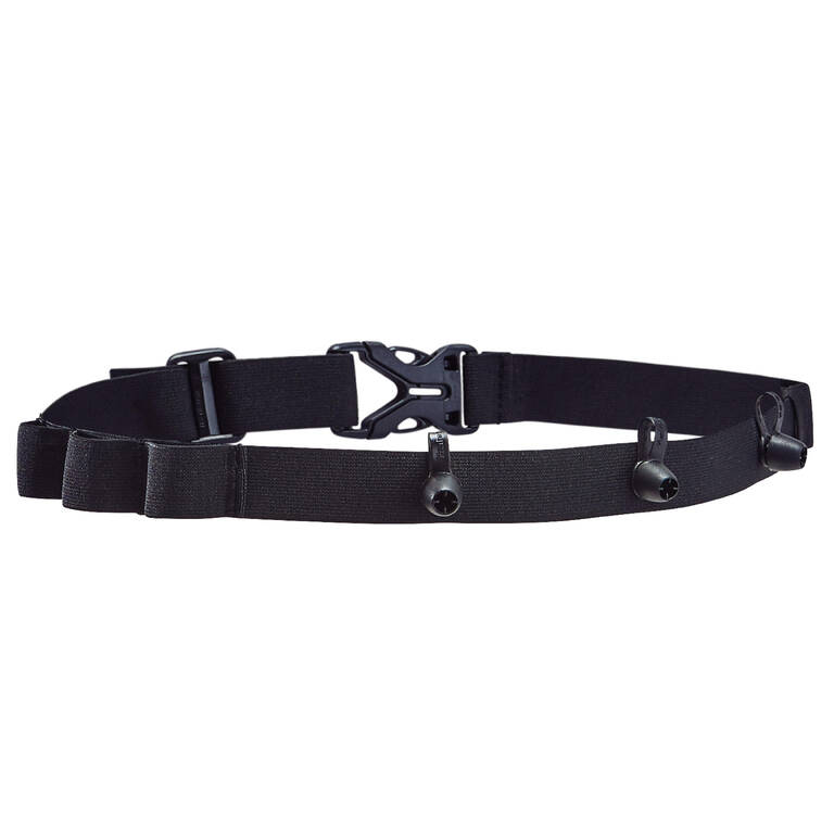 RACE NUMBER RUNNING BELT - BLACK