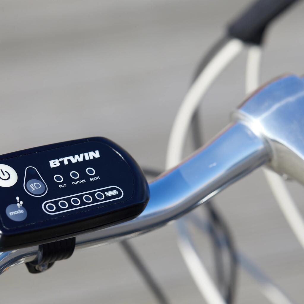 Mestský elektrický bicykel Elops 500 E so zníženým rámom