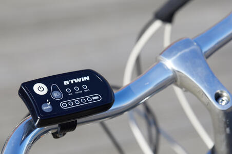 Електричний міський велосипед Elops 500 E з низькою рамою