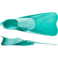 Adults’ snorkelling fins  SUBEA SNK 500 - blue green
