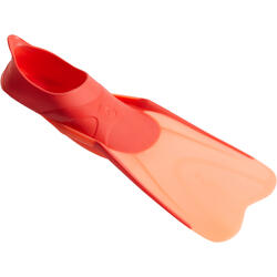 SNK 500 Adult Snorkelling Fins coral pink
