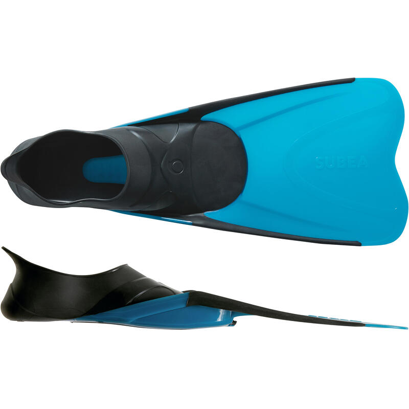 Pinne snorkeling 500 adulto blu