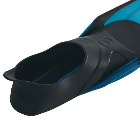 Diving Fins - FF 100 Grey and Sea Blue