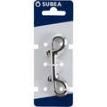 SCD GEAR & ACCESSORIES Scuba Diving - SCD 100 mm double snap hook SUBEA - Scuba Diving