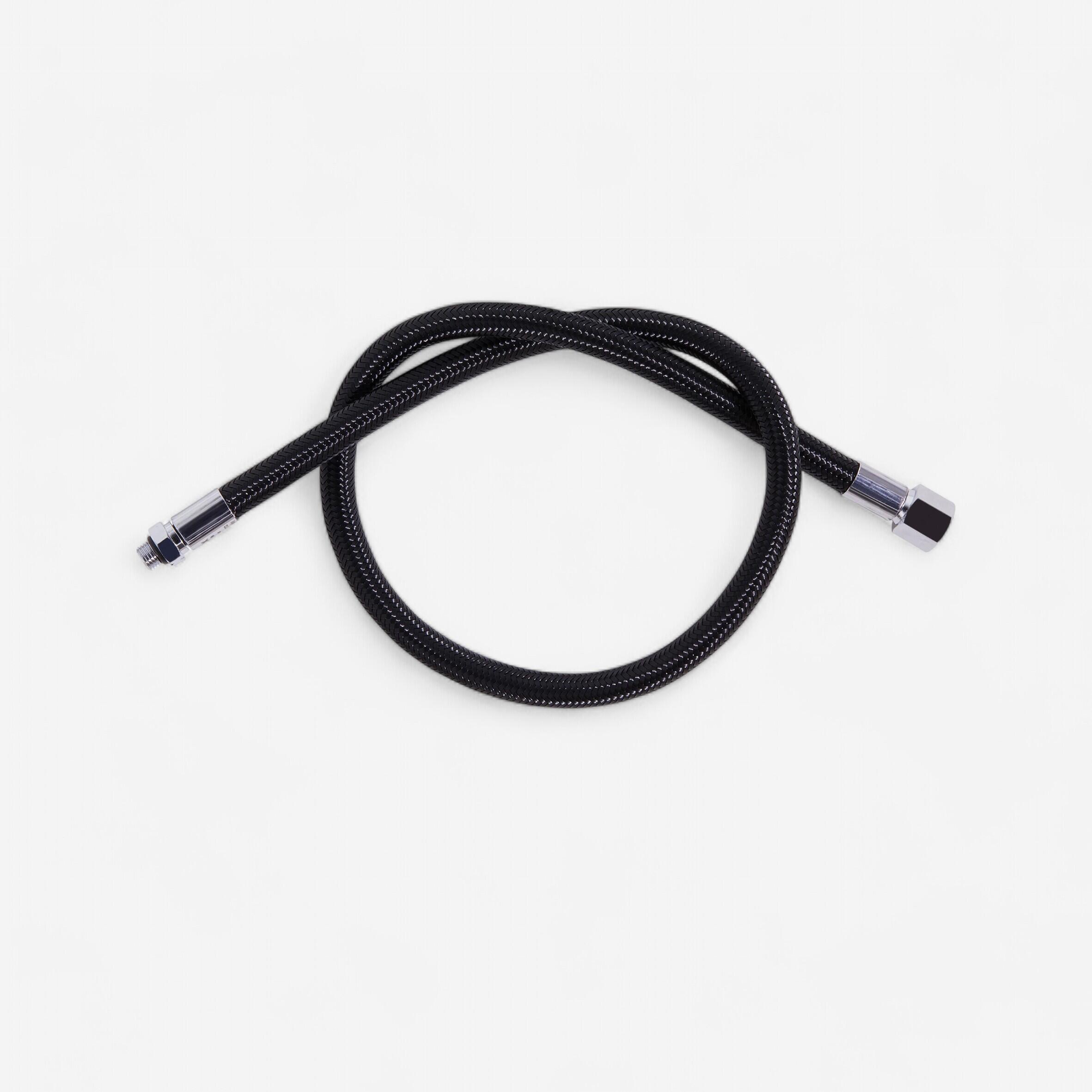 Subea - Flexible Mp Détendeur De Plongée Sous-marine Hyperflex Tressé Noir 66 Cm - Flexible De Pression De Plongée - Sav Sports D'eau - Noir - Taille