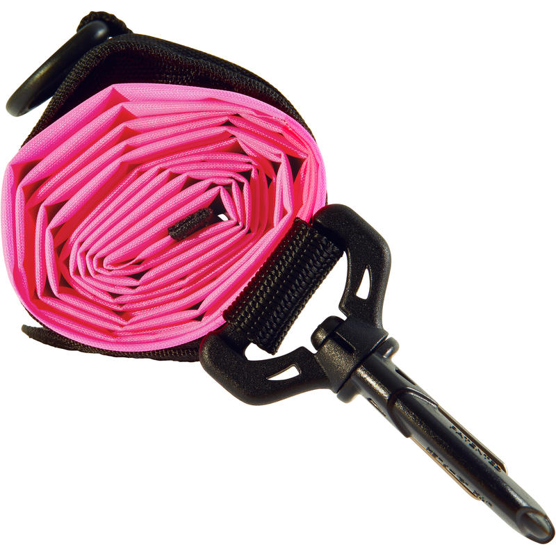 SCD SCUBA diving surface marker buoy neon pink Decathlon