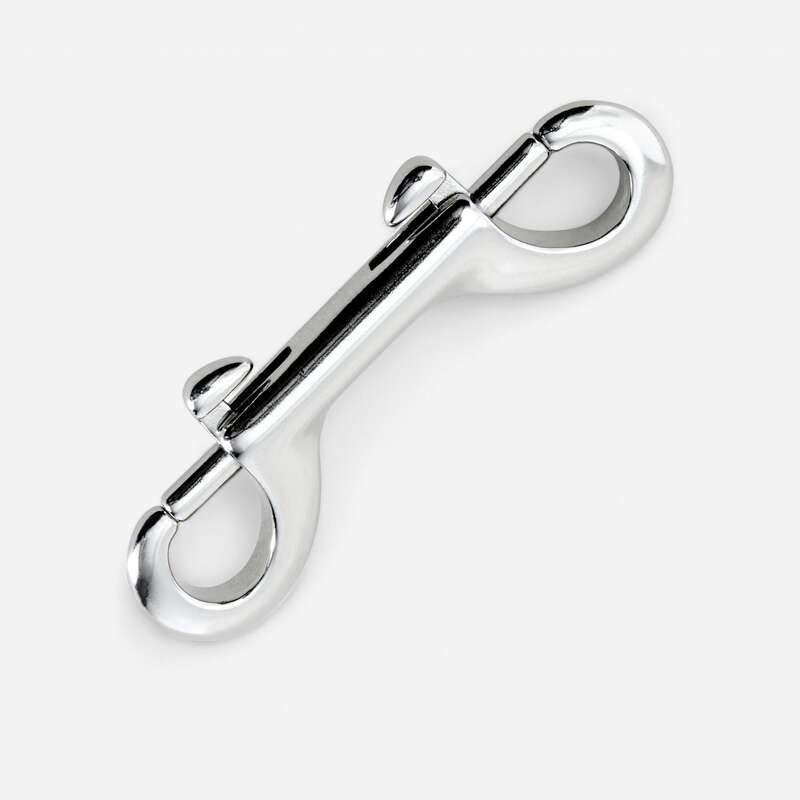 SCD GEAR & ACCESSORIES Scuba Diving - SCD 100 mm double snap hook SUBEA - Scuba Diving