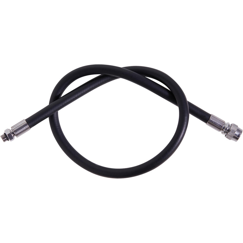 Scd direct system hose for scuba diving buoyancy compensator 76cm - black