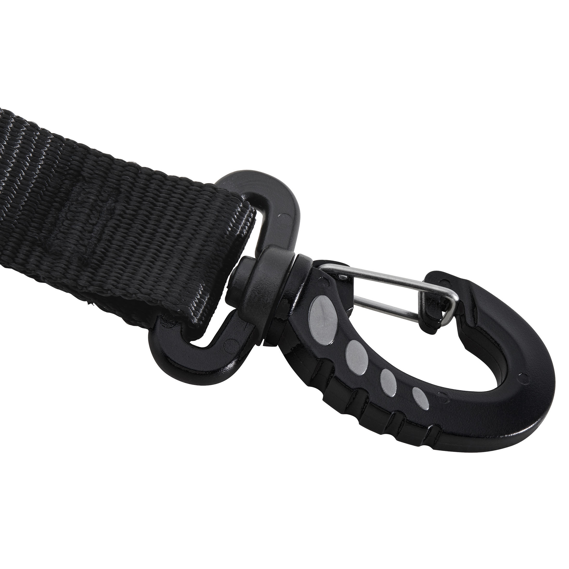 SCUBA diving spiral light holder clip with ring 3/6