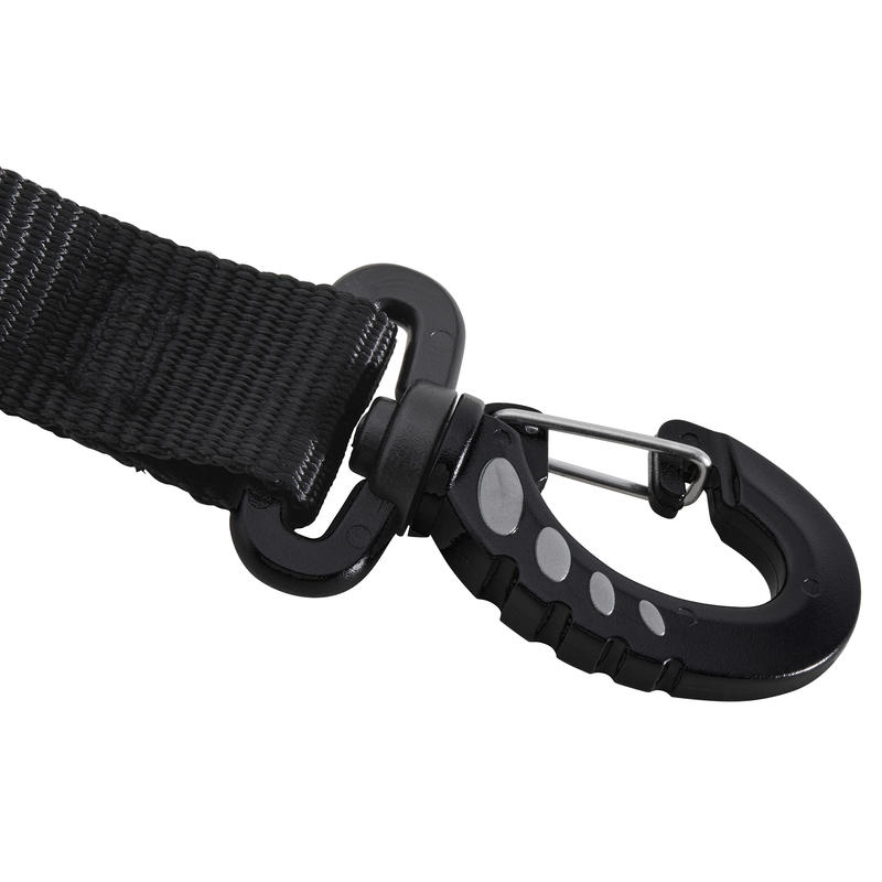 SCUBA diving spiral light holder clip with ring Decathlon