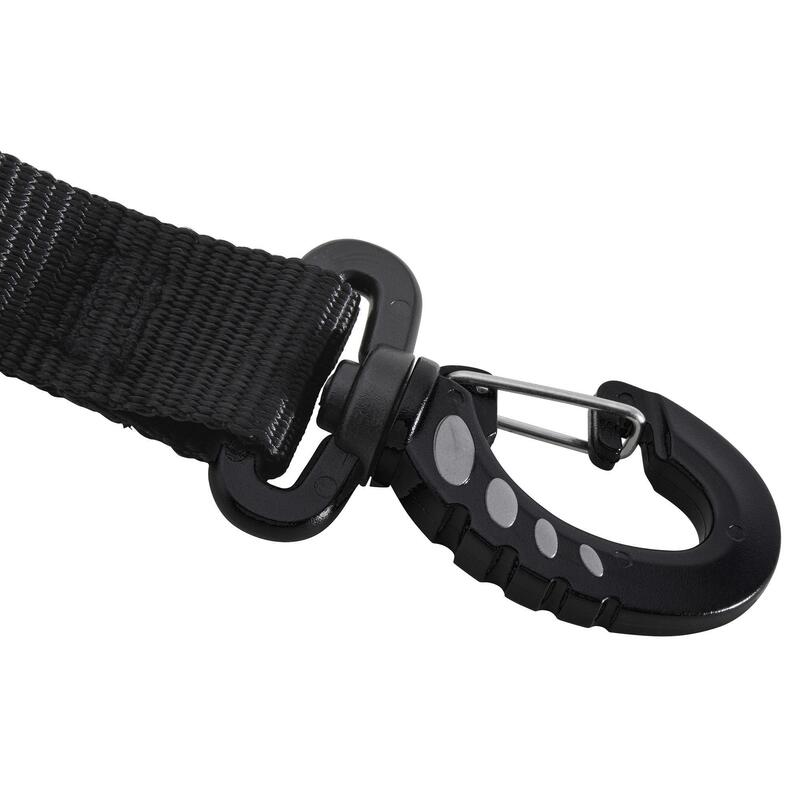 SCUBA diving spiral light holder clip with ring