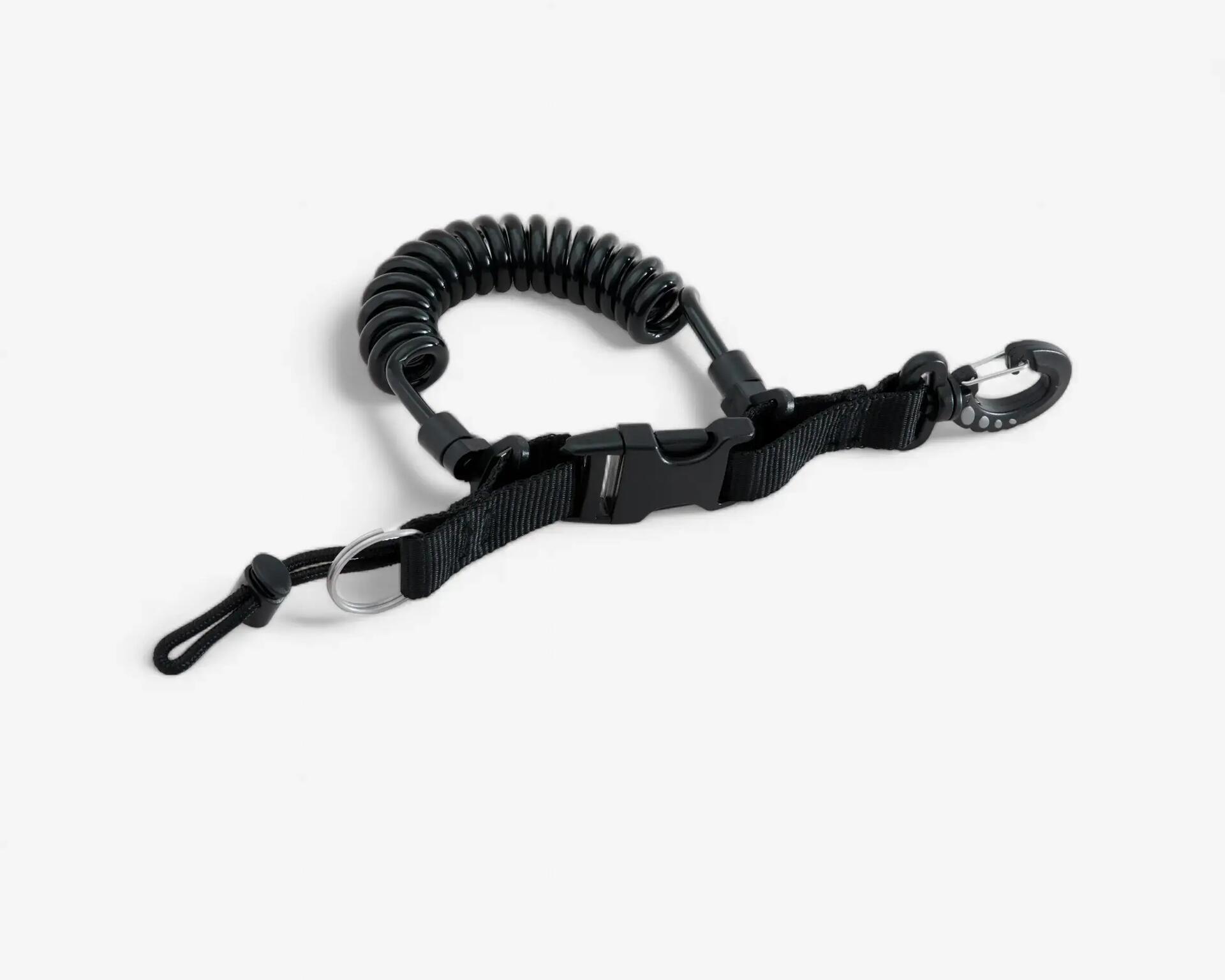 SCUBA DIVING SPIRAL LIGHT HOLDER CLIP WITH RING