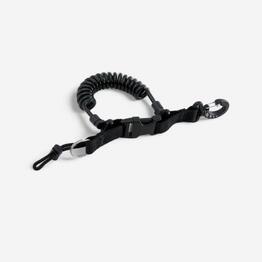 Boucle porte lampe de plongée sous-marine à spirales avec anneau