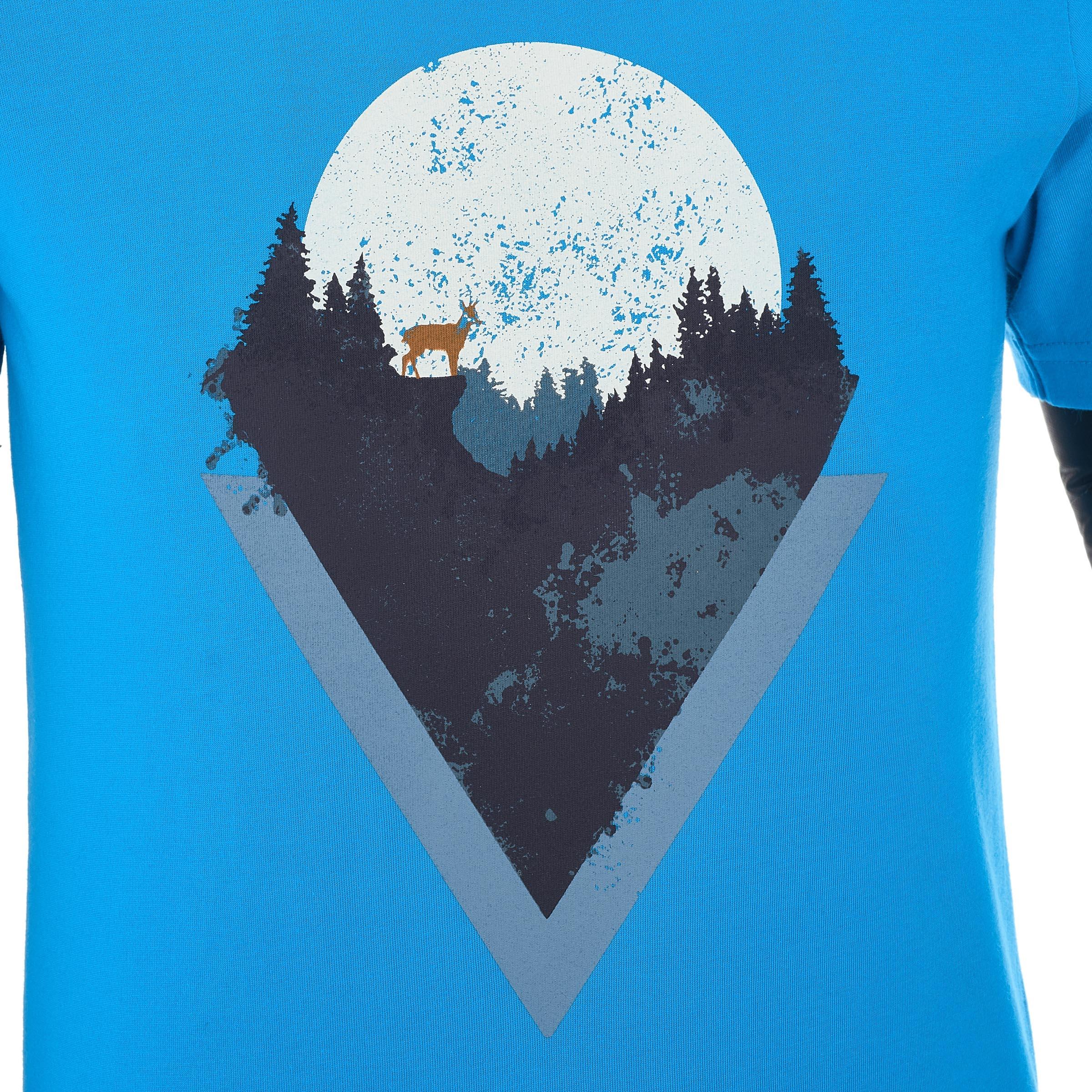 Children's Hiking T-shirt MH100 - Blue 7-15 YEARS 8/9