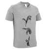 Children's Hike 500 hiking T-shirt light grey