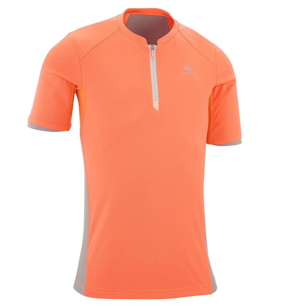 Wandershirt Kurzarm MH550 Kinder Gr. 122–170 orange