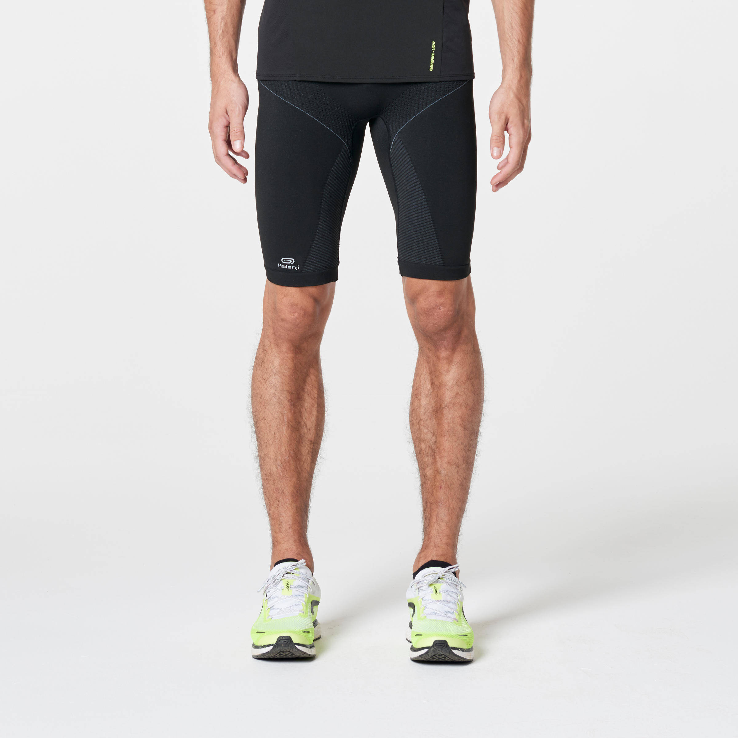 KIPRUN MEN'S SEAMLESS RUNNING/TRAIL TIGHT SHORTS - BLACK -  3