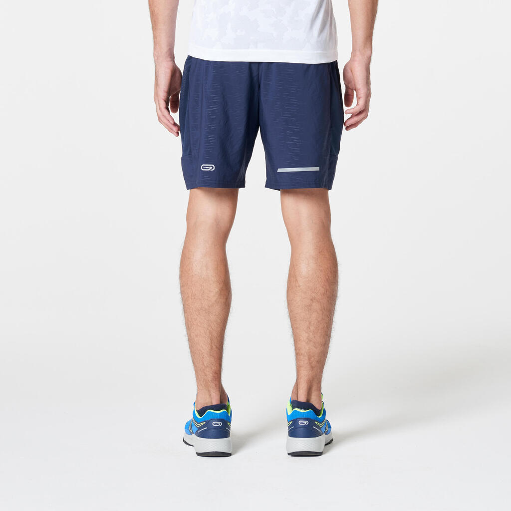 Laufshorts atmungsaktiv Dry+ Herren bordeaux meliert