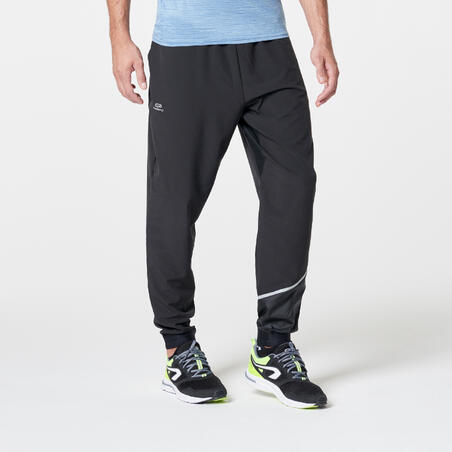 Чоловічі штани Run Dry для бігу – Чорні