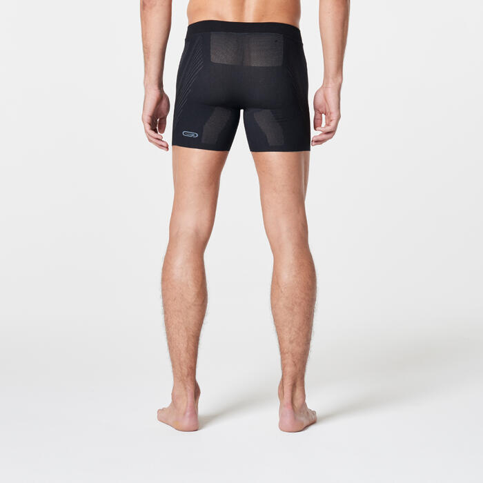 BOXER SANS COUTURE RUNNING NOIR HOMME Kalenji | Decathlon