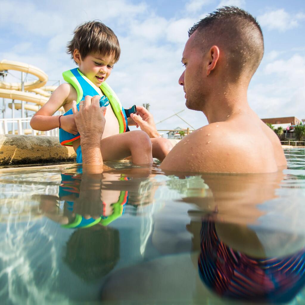 سترة سباحة SWIMVEST + - أزرق / أخضر