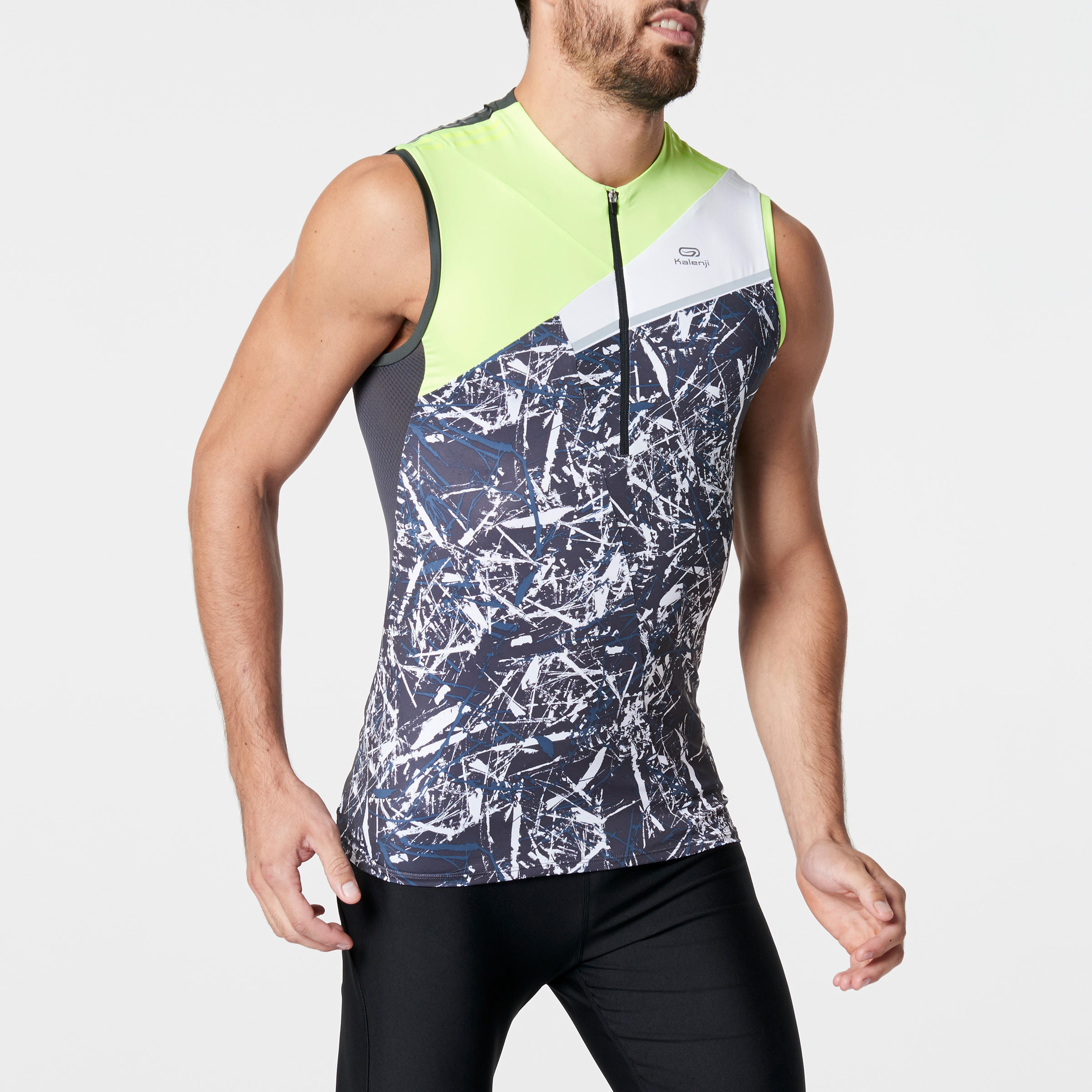 camiseta tirantes running hombre decathlon