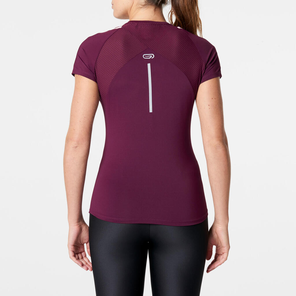 Laufshirt kurzarm Run Dry+ Damen rosa