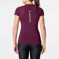 Run Dry+ Women's Jogging T-shirt - Burgundy