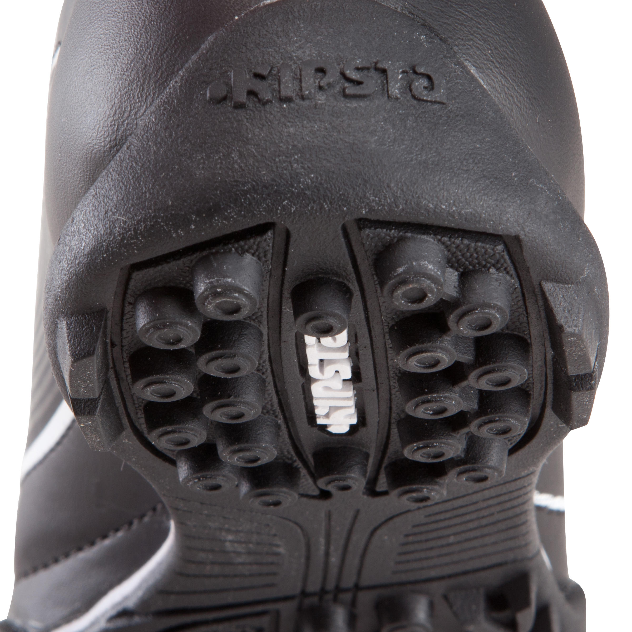 Agility 300 HG Kids Hard Ground Football Trainers - Black White 13/16