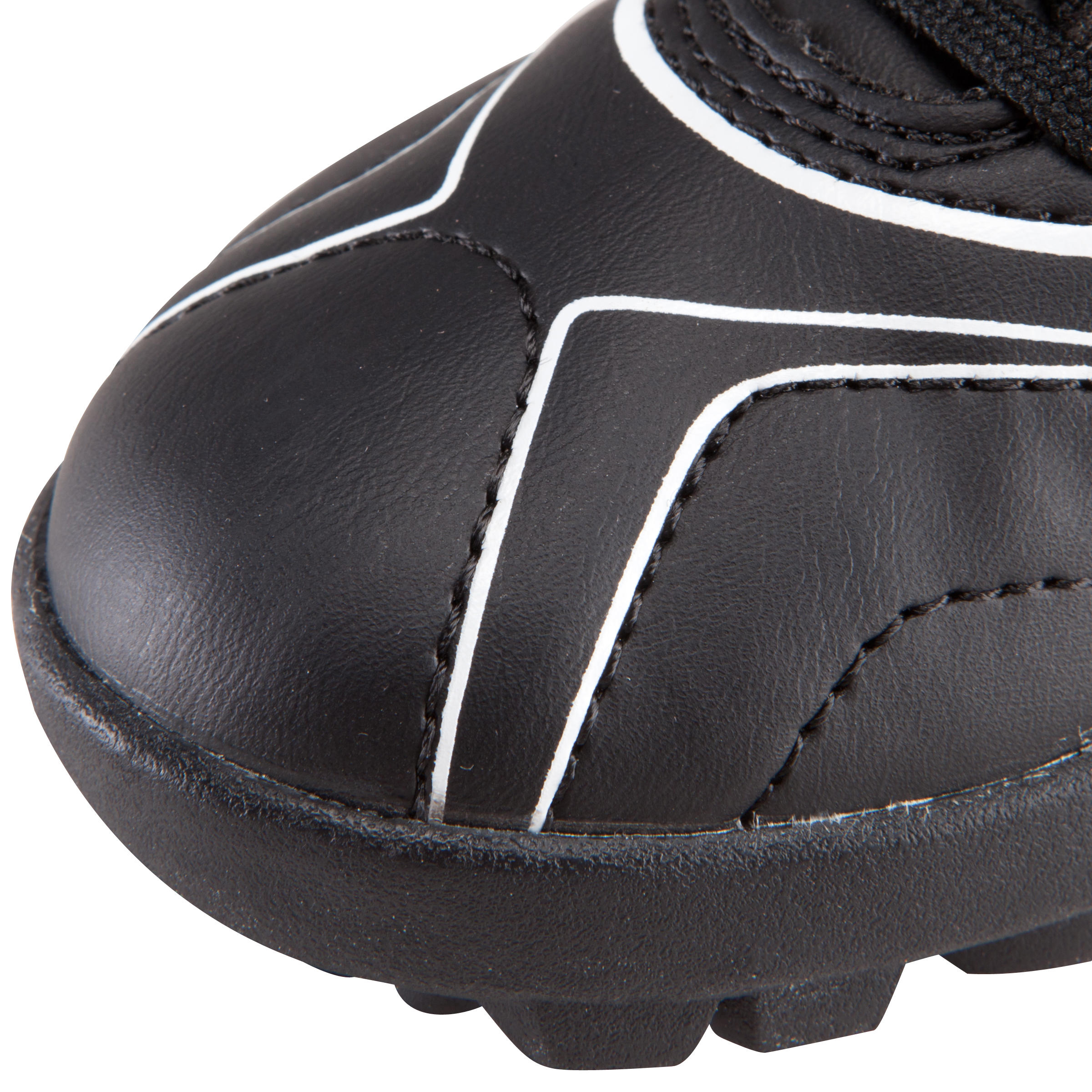 Agility 300 HG Kids Hard Ground Football Trainers - Black White 14/16