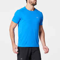 RUN DRY MEN'S RUNNING T-SHIRT - BLUE