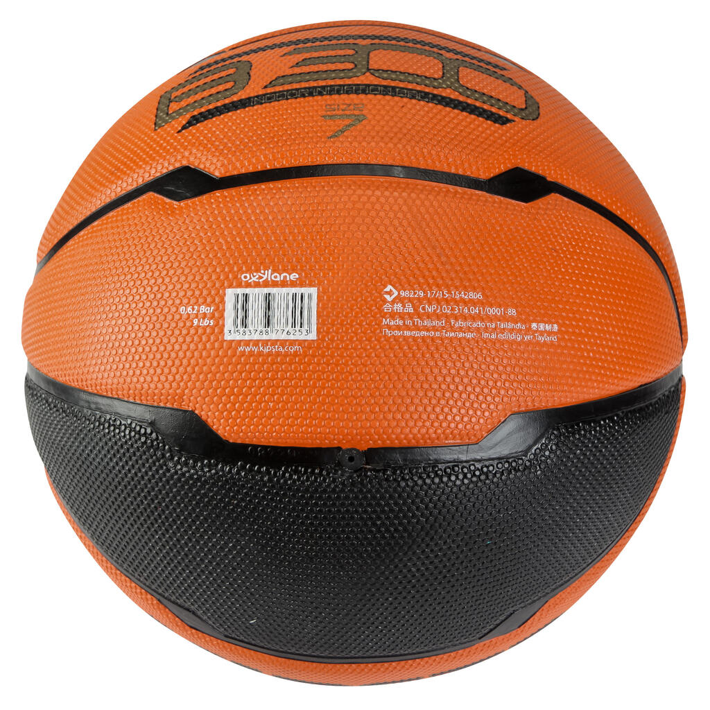 Basketball B300 Herren Größe 7 orange für Einsteiger ab 13 Jahren