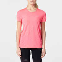 KIPRUN CARE KALENJI WOMEN'S RUNNING T-SHIRT - CORAL