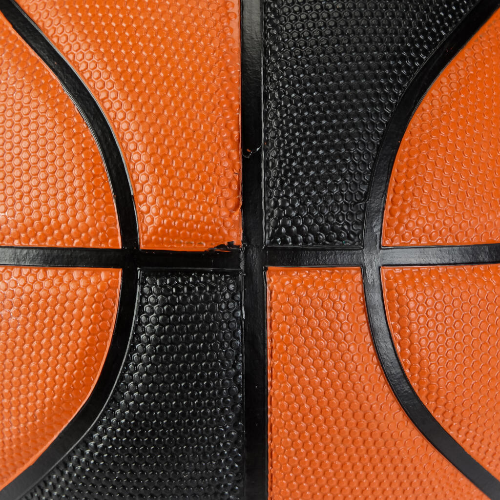 Basketball B300 Herren Größe 7 orange für Einsteiger ab 13 Jahren