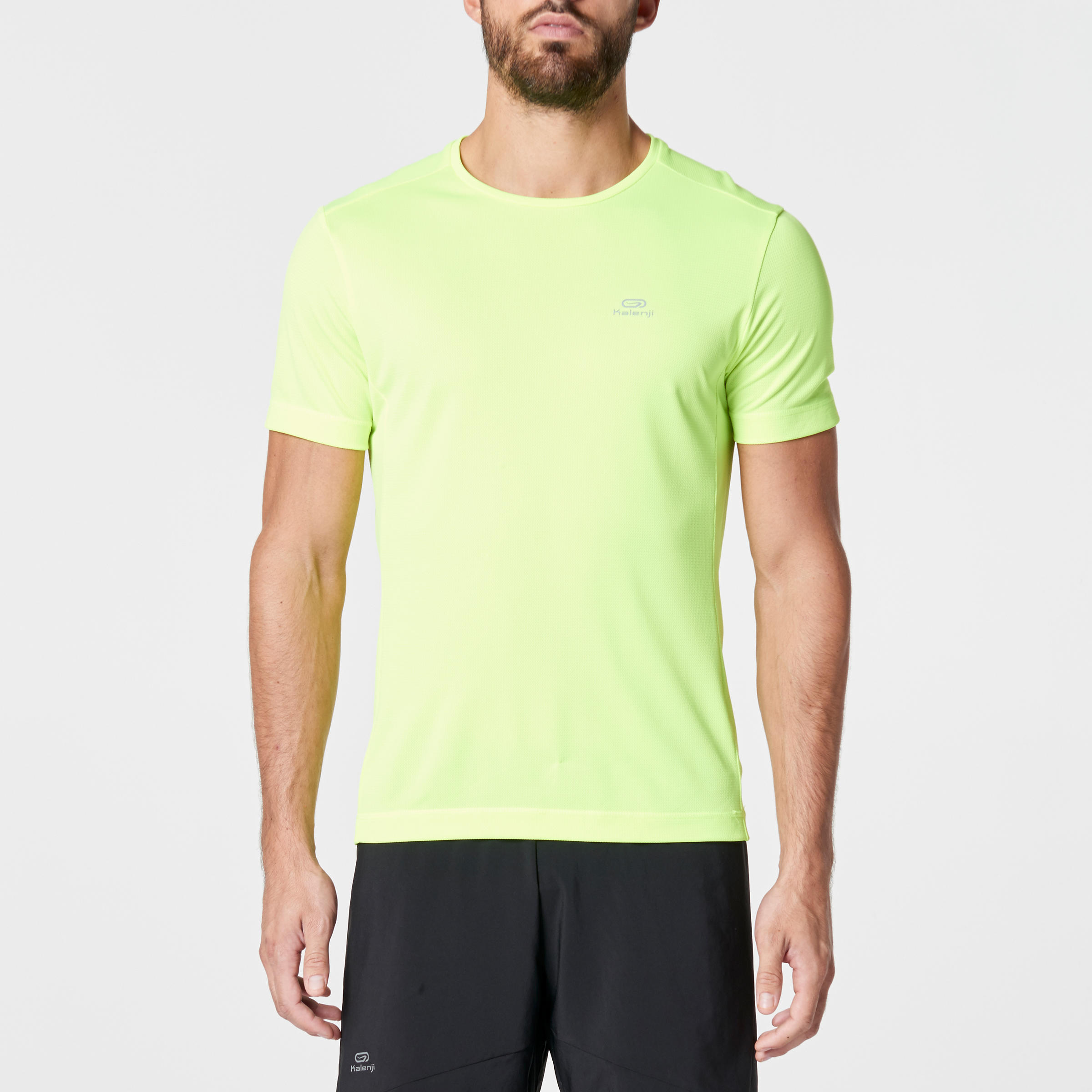 

Run Dry Men'S Running T-Shirt - Yellow
