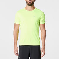 PLAYERA DE RUNNING PARA HOMBRE RUN DRY AMARILLO 
