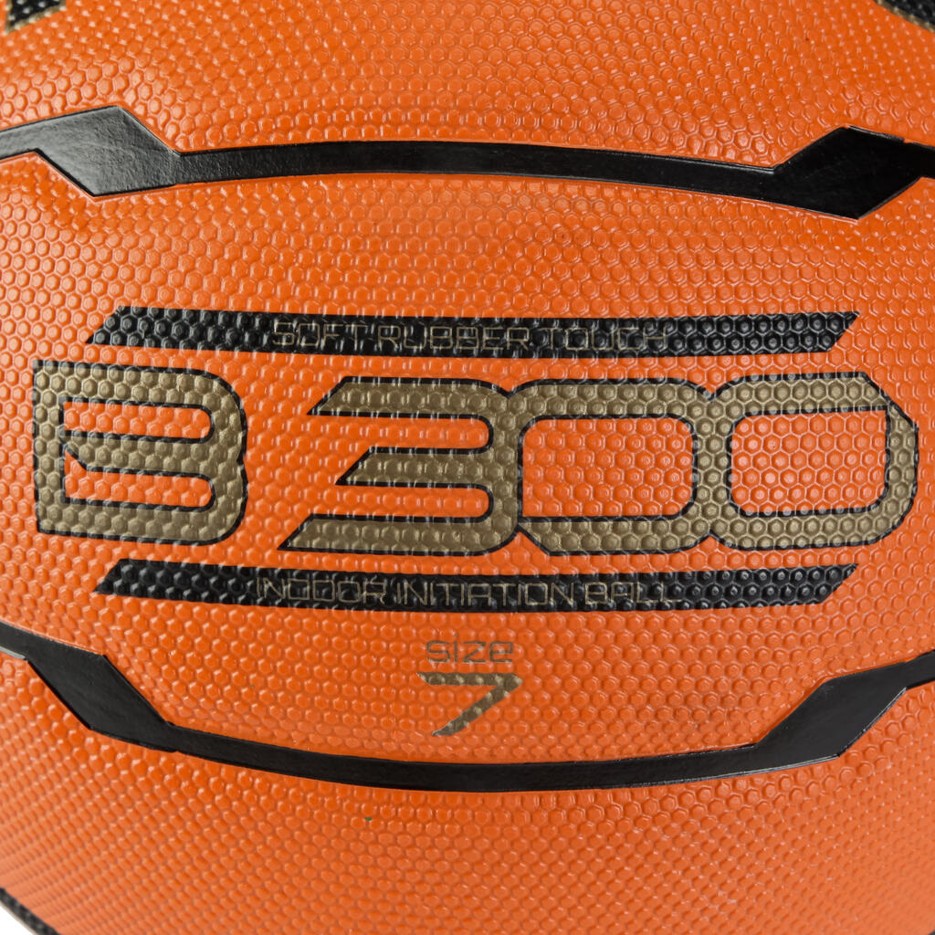 Basketball B300 Herren Größe 7 orange für Einsteiger ab 13 Jahren