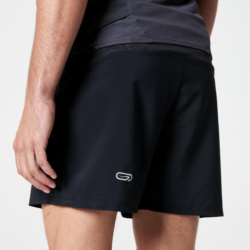 Men's Trail Running Baggy Shorts Graph Grey EVADICT Decathlon