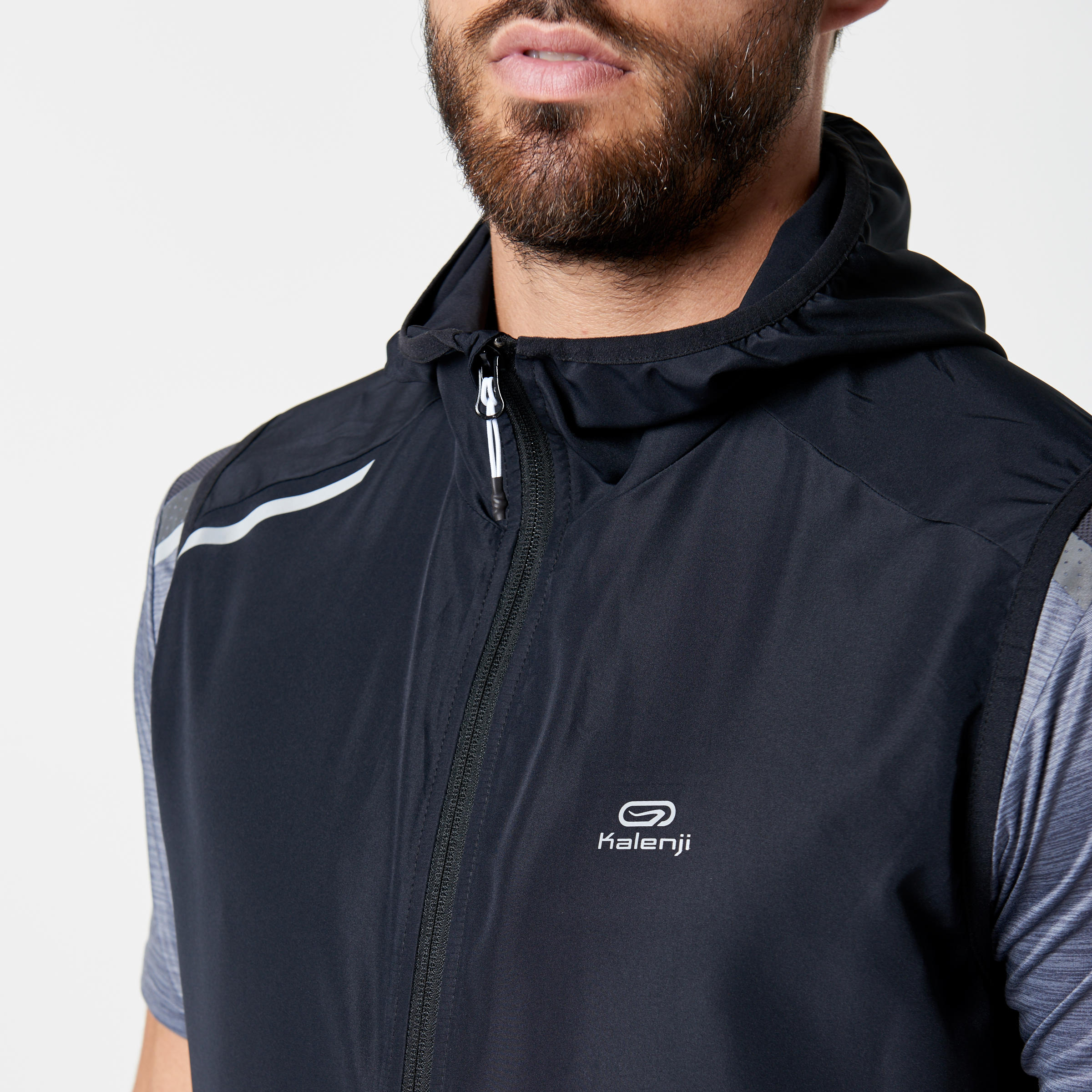 running windbreaker vest