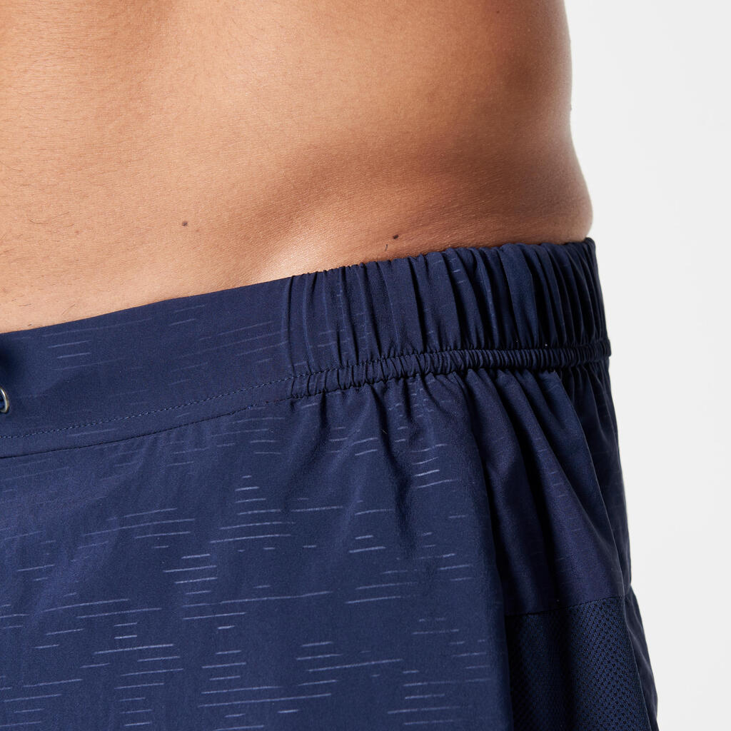 Laufshorts atmungsaktiv Dry+ Herren bordeaux meliert