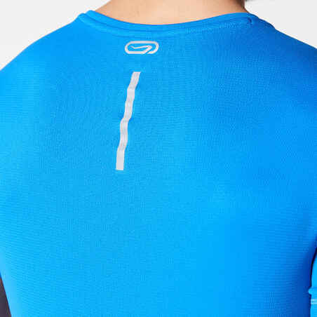 RUN DRY MEN'S RUNNING T-SHIRT - BLUE