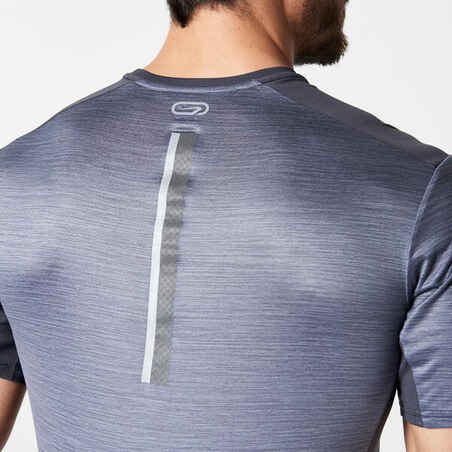 RUN DRY+ N MEN'S RUNNING T-SHIRT - GREY