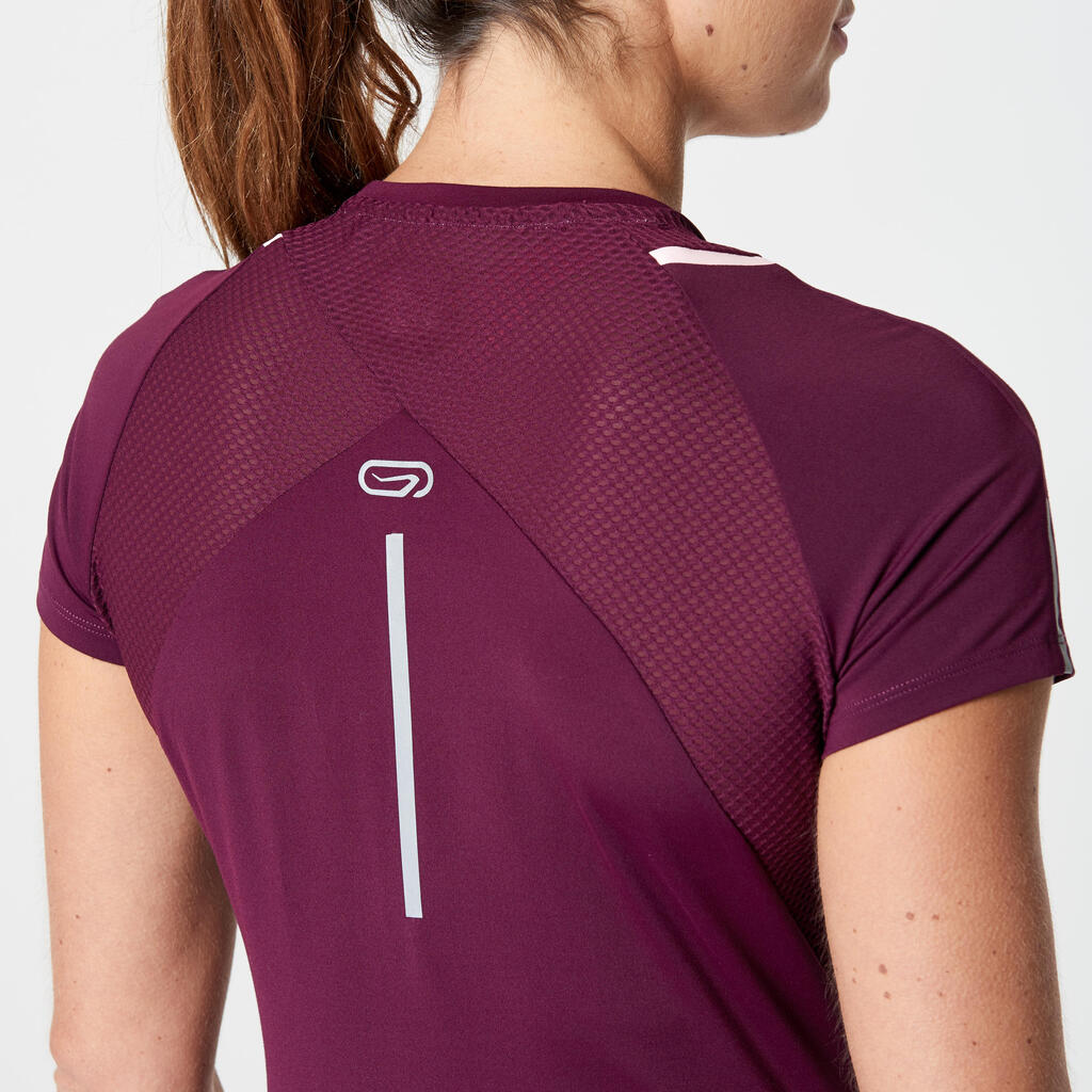 Laufshirt kurzarm Run Dry+ Damen rosa