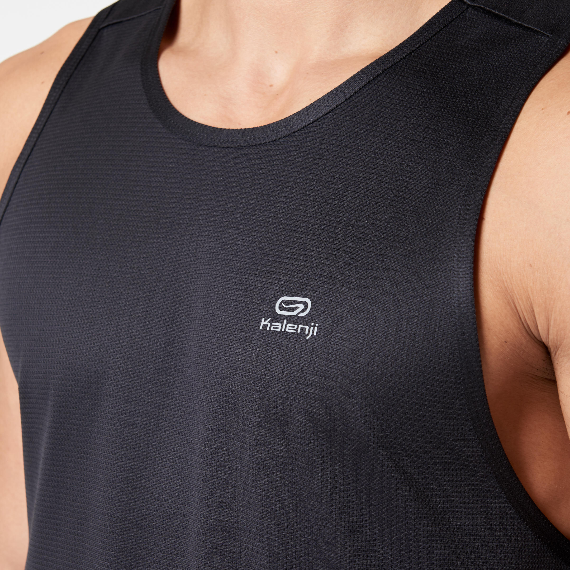 Men's Running Tank Top Run Dry - black