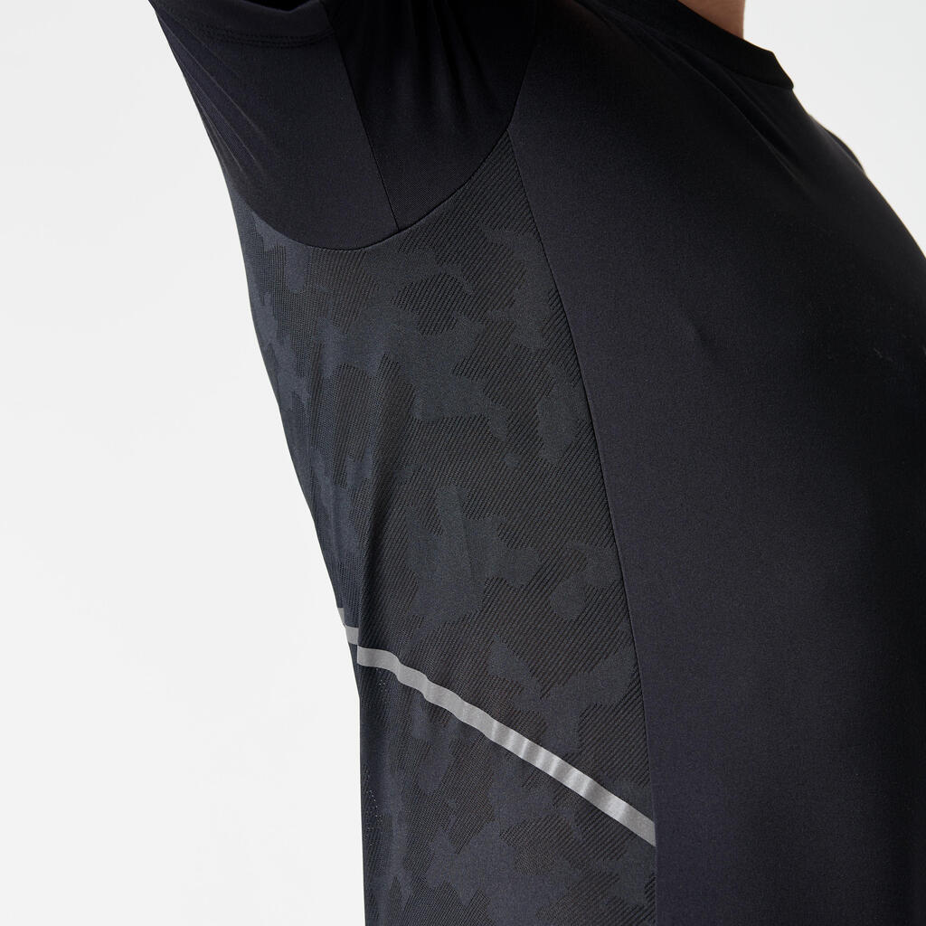 Laufshirt kurzarm Run Dry+ Breathe Herren petrol