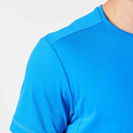 RUN DRY MEN'S RUNNING T-SHIRT - BLUE