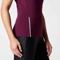 Run Dry+ Women's Jogging T-shirt - Burgundy