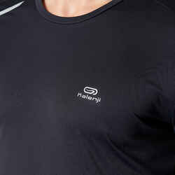 Sun Protect men's breathable long-sleeved running T-shirt - black